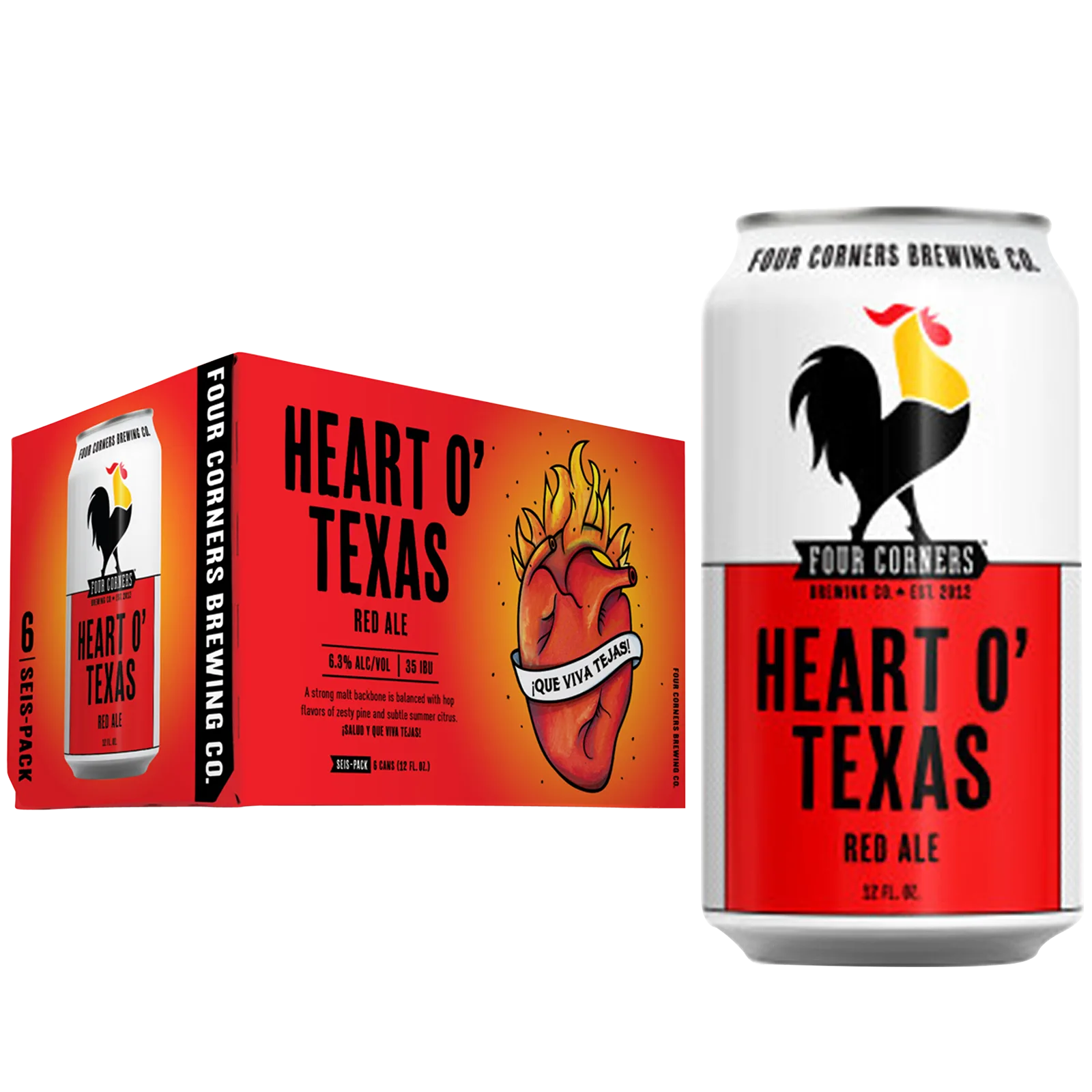 Four Corners Heart O' Texas 6pk Can 6.0% ABV