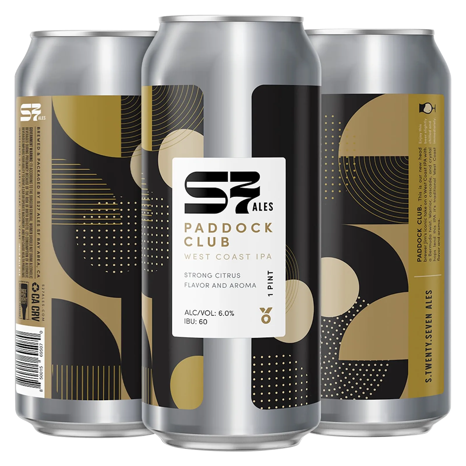 S27 Alehouse & Brewery Paddock Club West Coast IPA 4pk