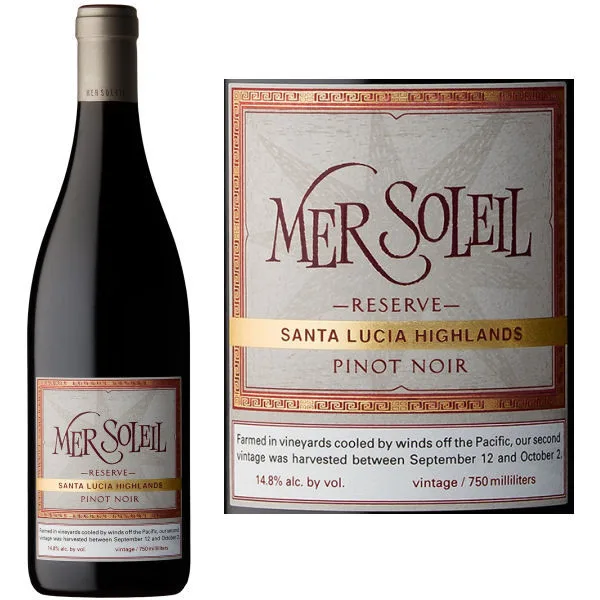 Mer Soleil Reserve Santa Lucia Highlands Pinot Noir 2017
