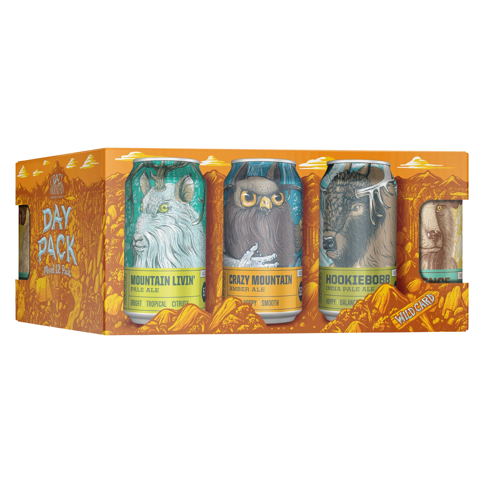 Crazy Mountain Brewing Variety Day Pack 12pk Can