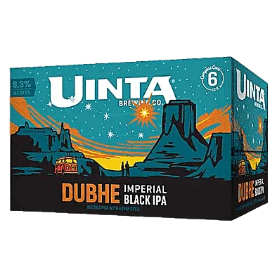 Uinta Brewing Dubhe Imperial Black IPA 6pk Can