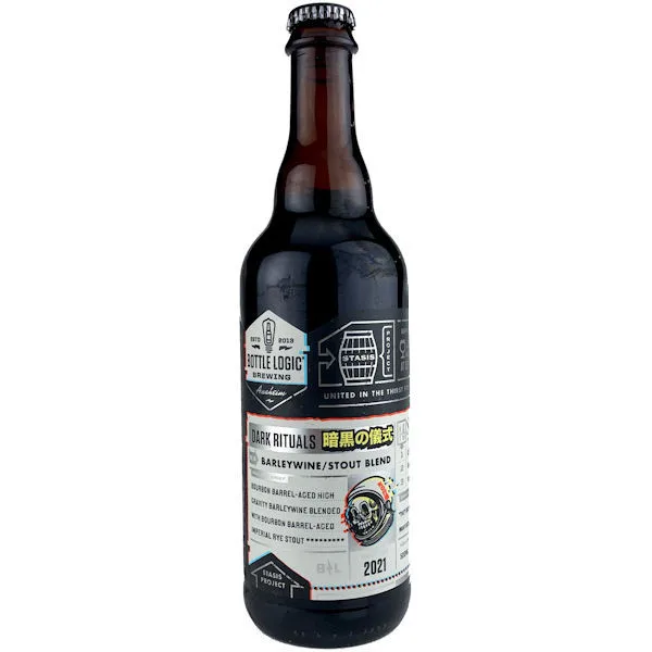 Bottle Logic Dark Rituals Barleywine Stout Blend 2020 500Ml