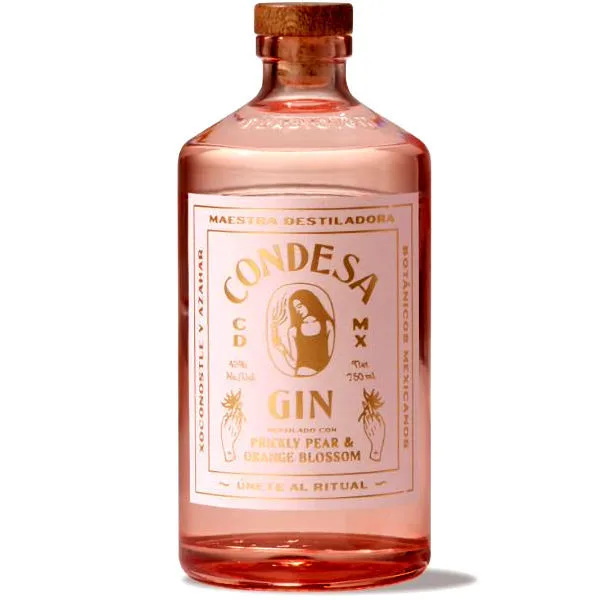 Condesa Prickly Pear And Orange Blossom Gin 750Ml