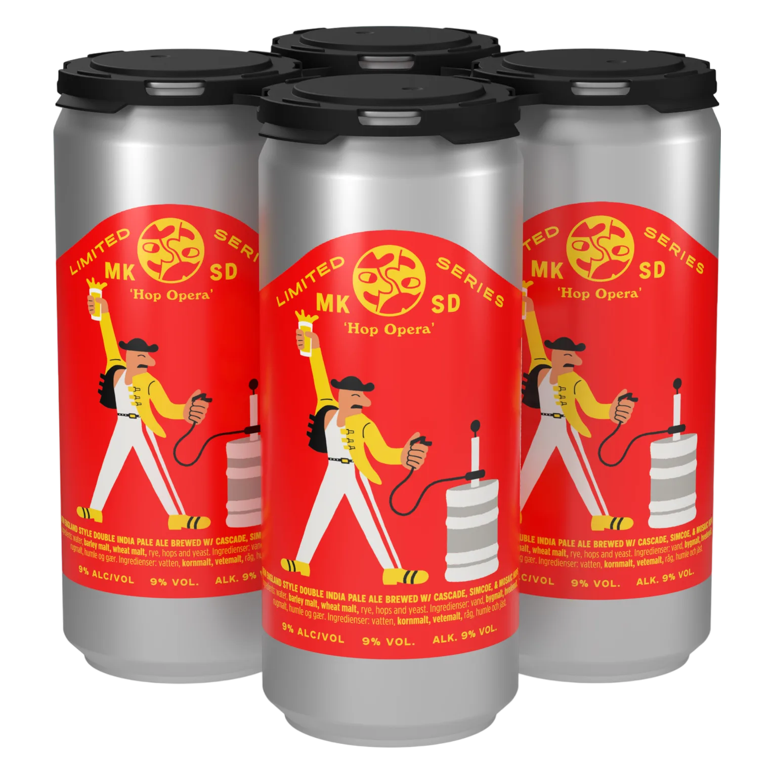 Mikkeller Hop Opera Hazy DIPA 4pk 16oz Can