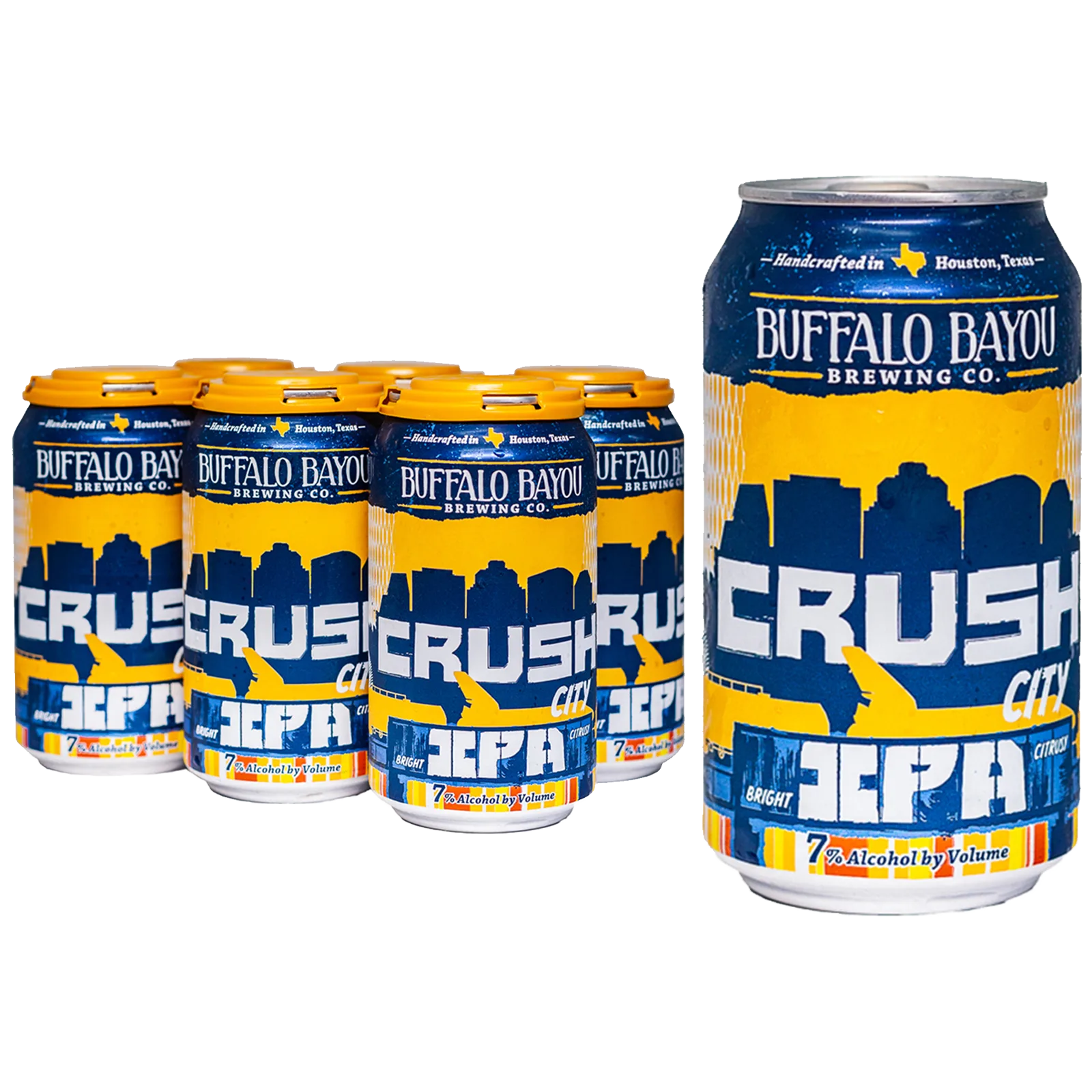 Buffalo Bayou Crush City IPA 6pk Cans 4.0% ABV
