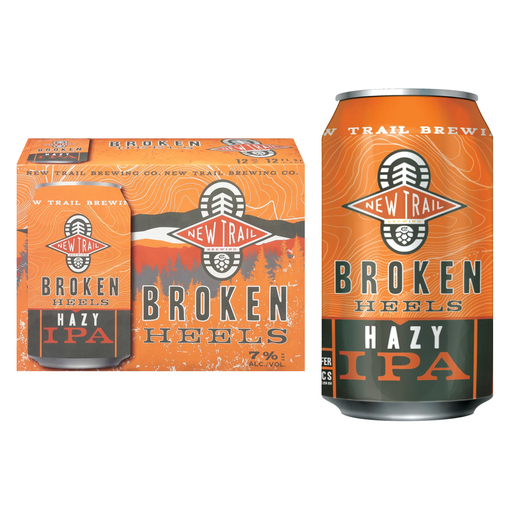 New Trail Broken Heels Hazy IPA 12pk Can 7.0% ABV