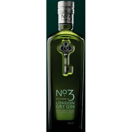 No 3 London Dry Gin 750Ml