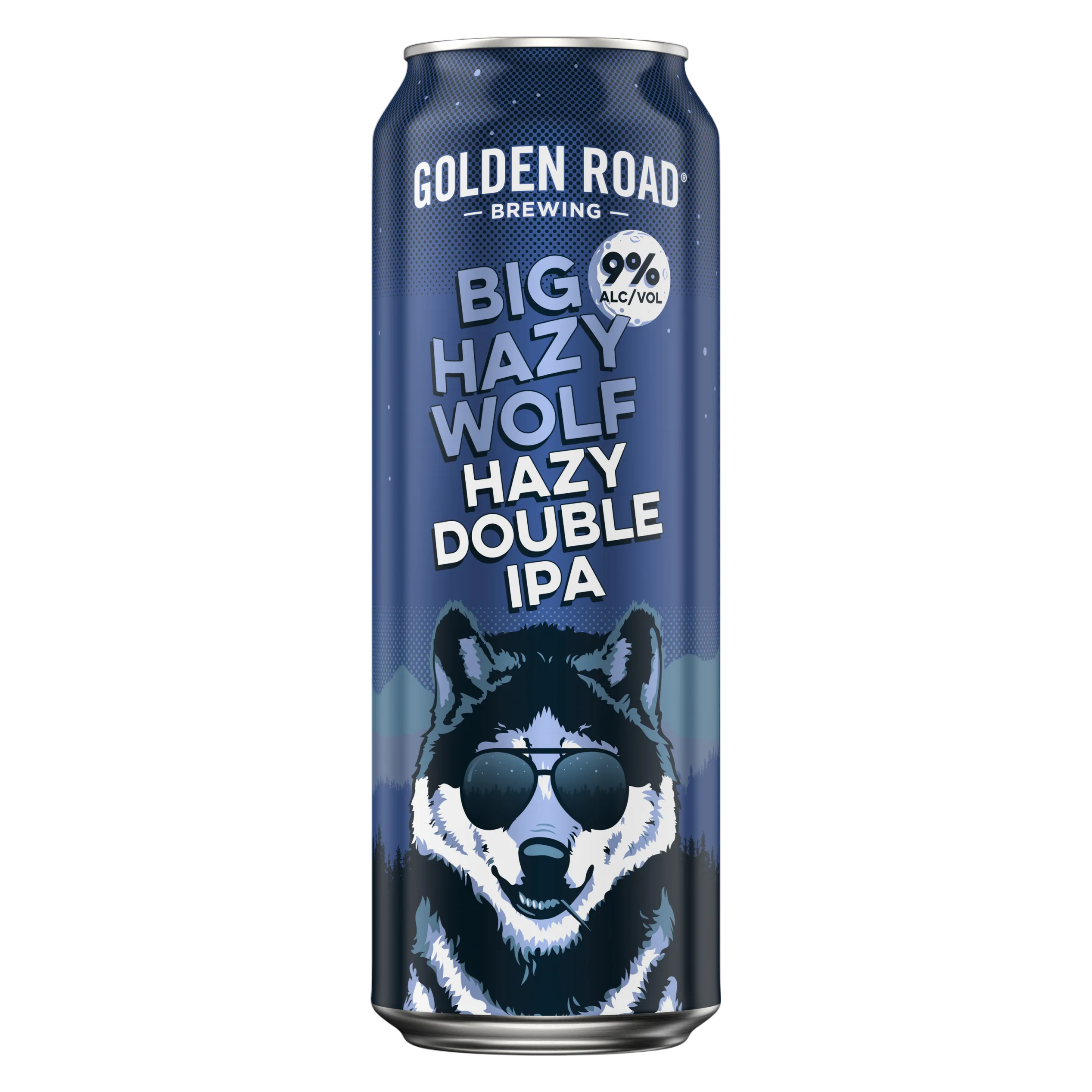 Golden Road Brewing Big Hazy Wolf Double IPA (19.2 OZ CAN