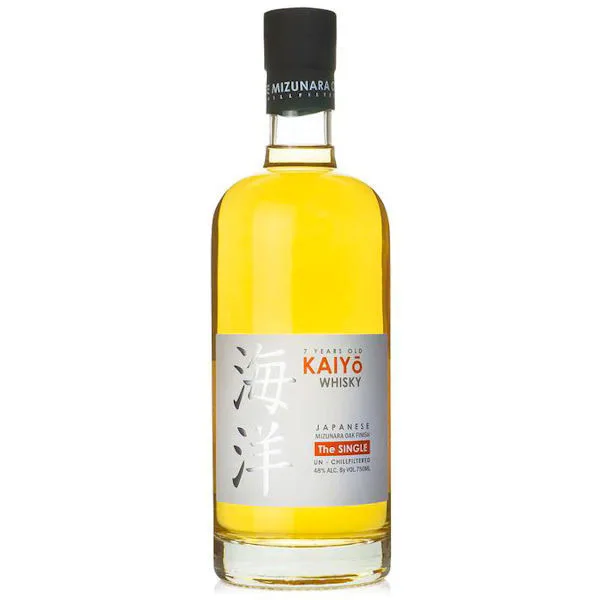 Kaiyo The Single 7 Year Old Bourbon Cask Mizunara Oak Finish Japanese Whisky 750Ml