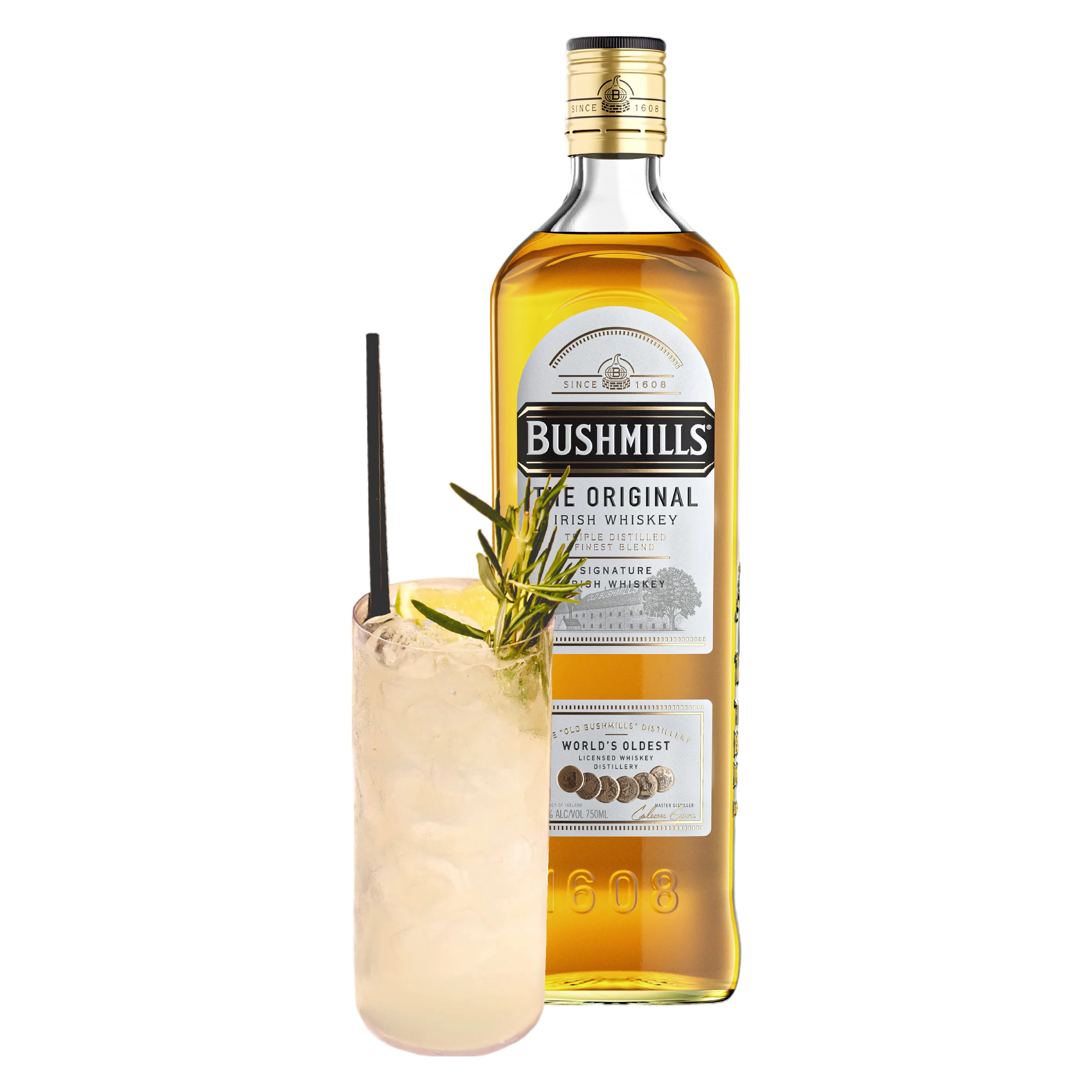 Bushmills Original with Black Bush with Red Bush Irish Whiskey (80 Proof
