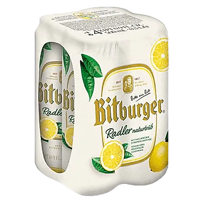 Bitburger Lemon Radler 4pk 16oz Can