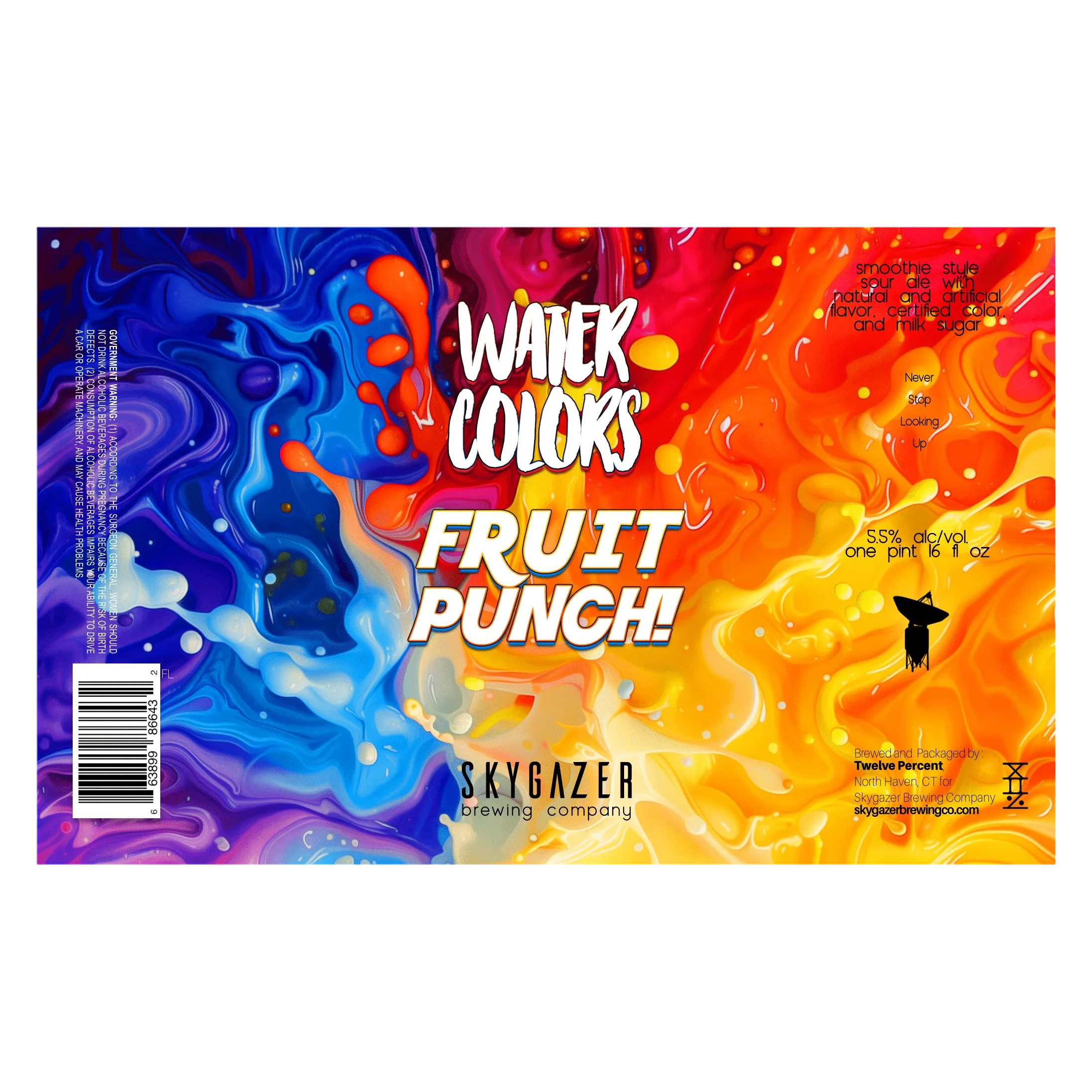 SKYGAZER WTRCLR FRU PNCH 4PKC