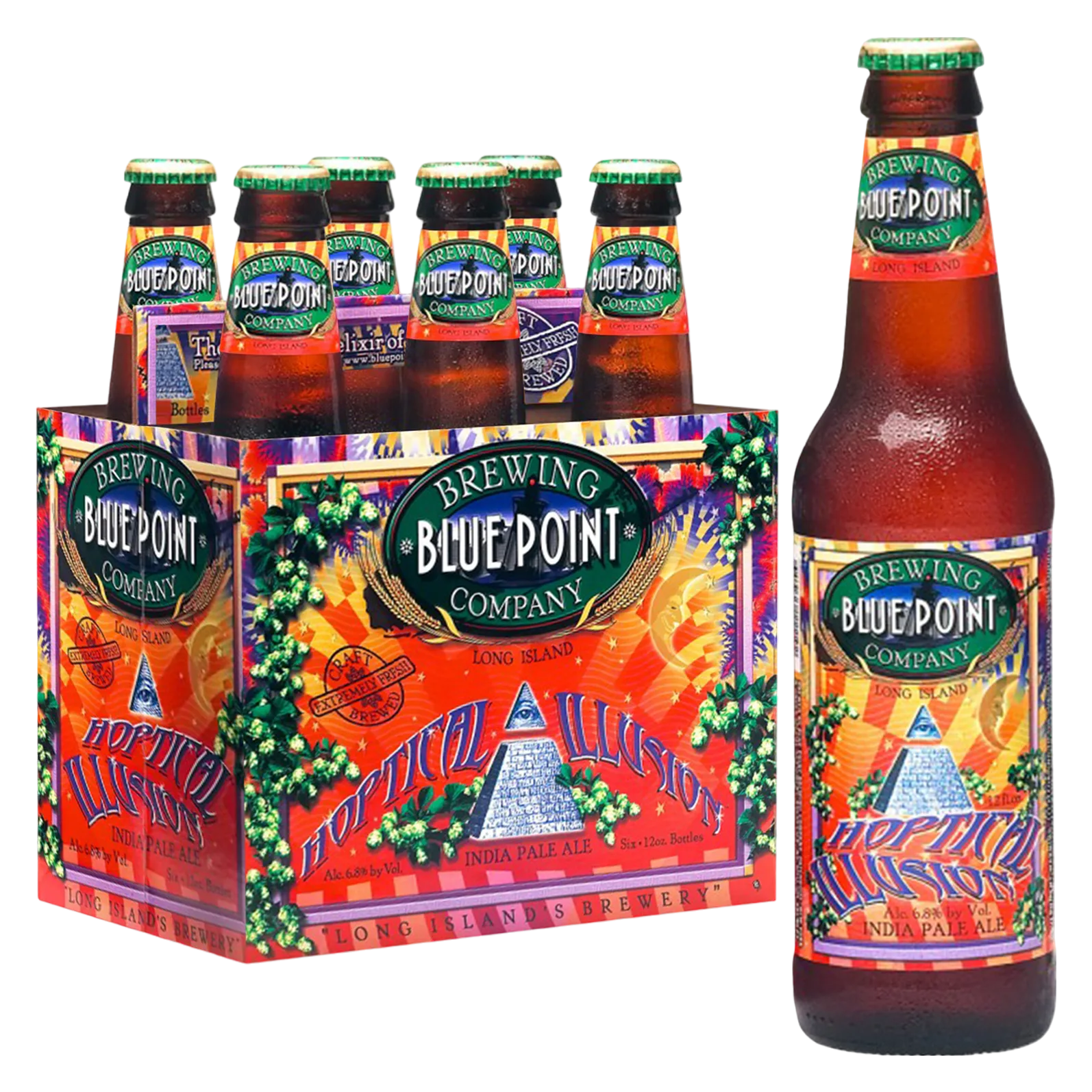 Blue Point Hoptical Illusion 6pk Btl 7.0% ABV