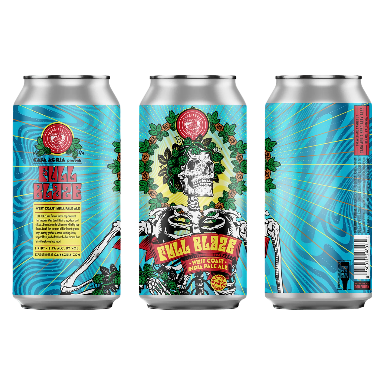 Casa Agria Full Blaze IPA 4PKC