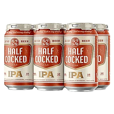 54 40 Brewing Half Cocked IPA 6pk Can