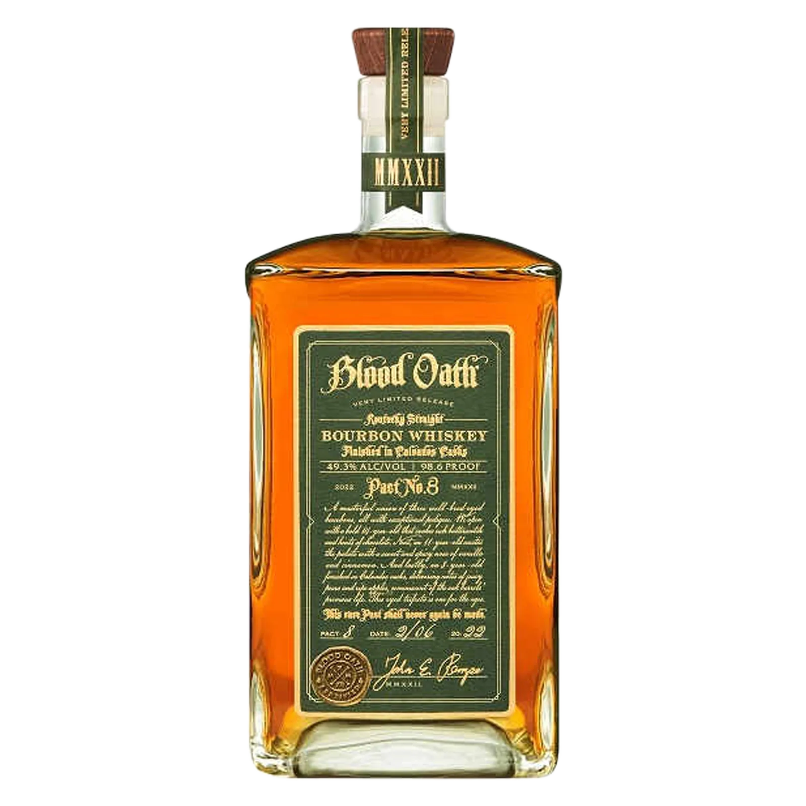 Blood Oath Pact No. 8 Bourbon (98.6 proof