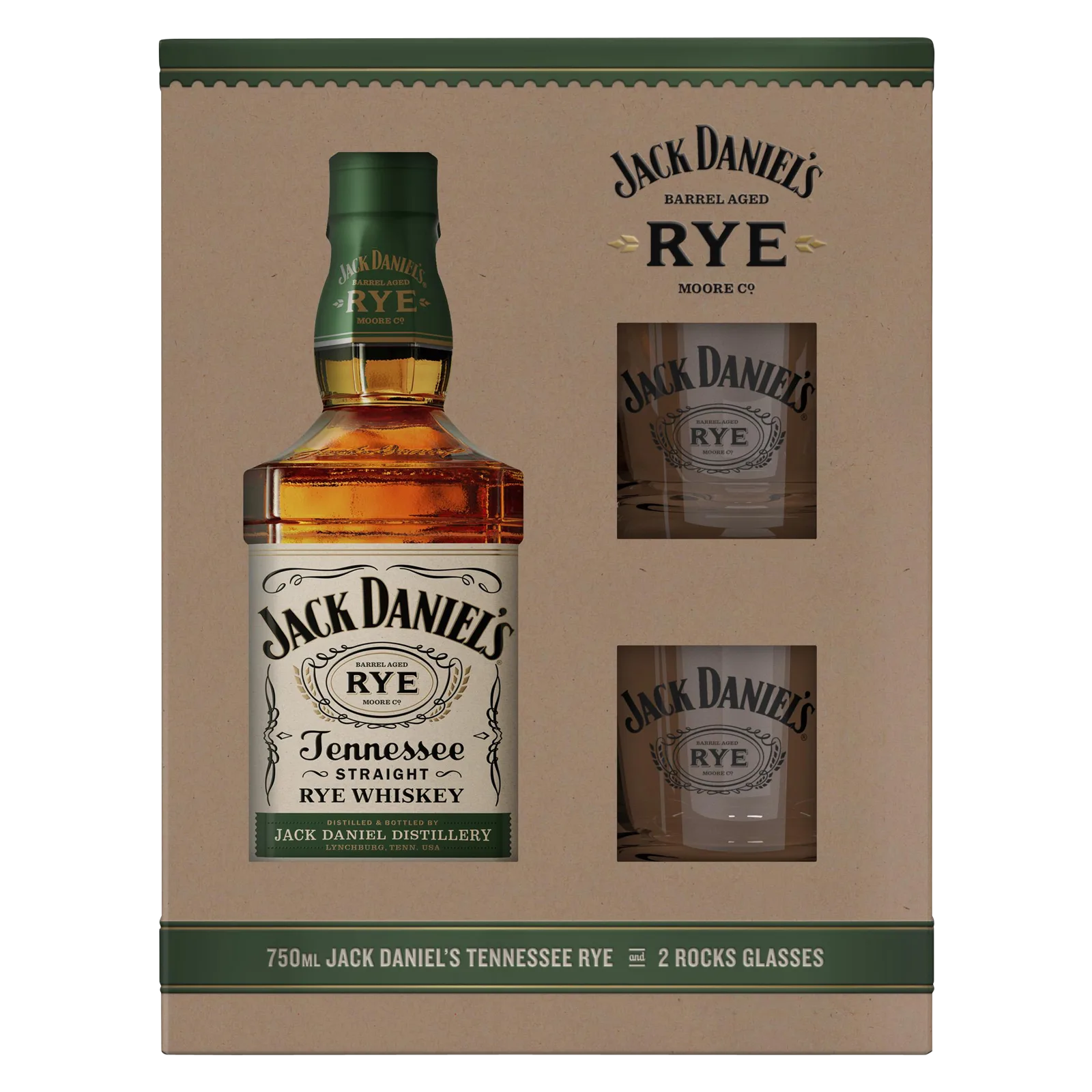 Jack Daniel's Rye Whiskey Gift Set