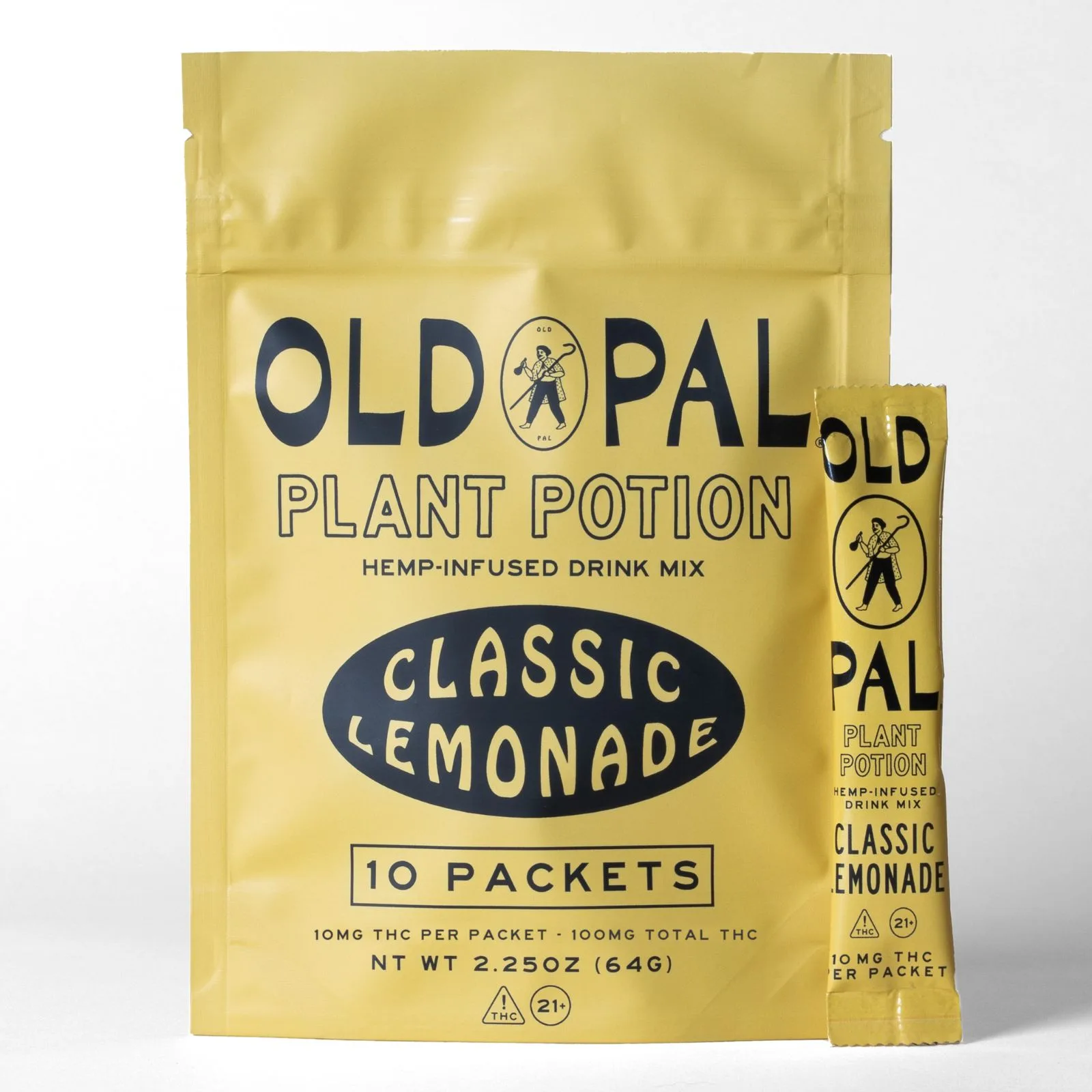 Old Pal Plant Potion 10mg THC Drink Mix Classic Lemonade 10ct