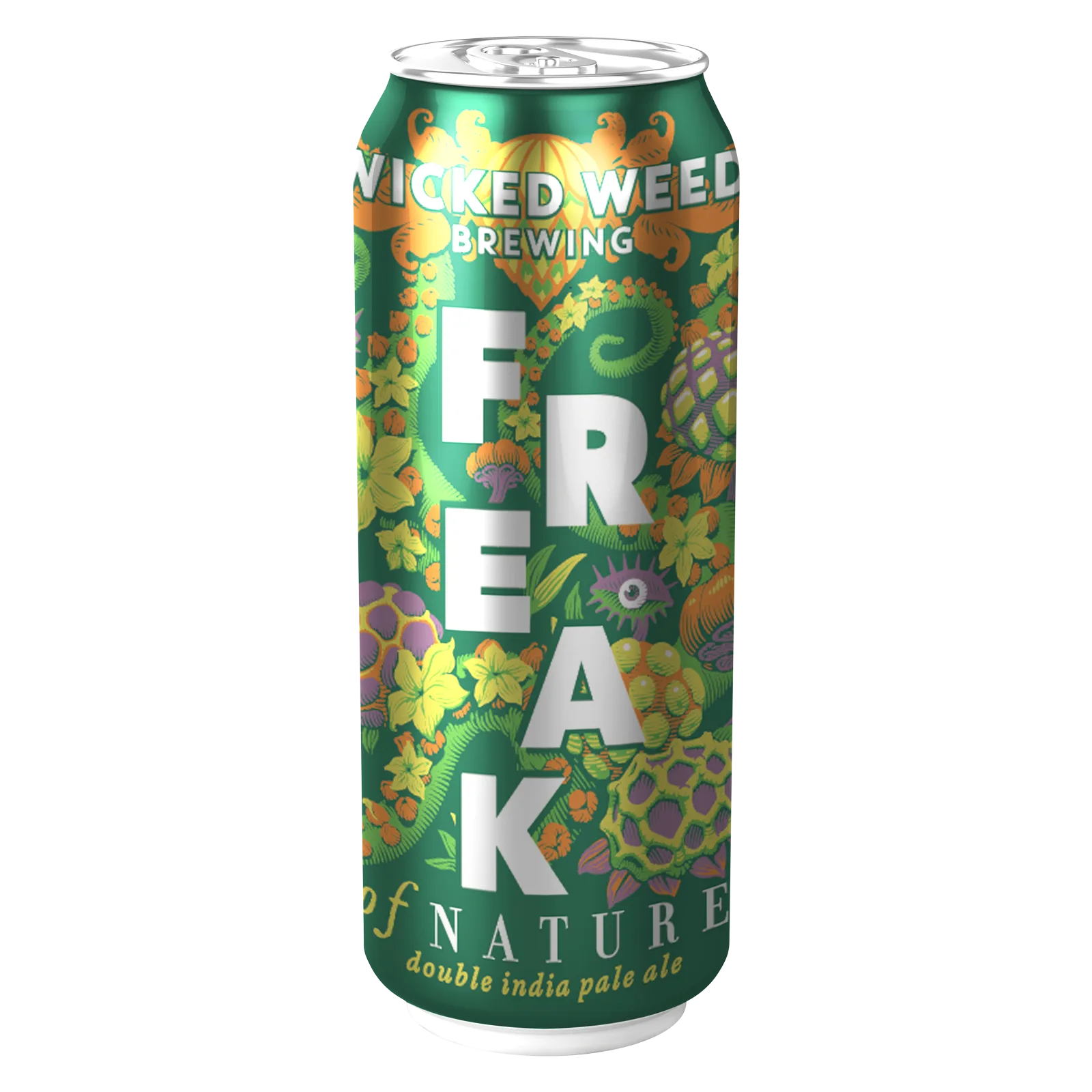 Wicked Weed Freak of Nature Double IPA Single 16oz Can 8.5% ABV
