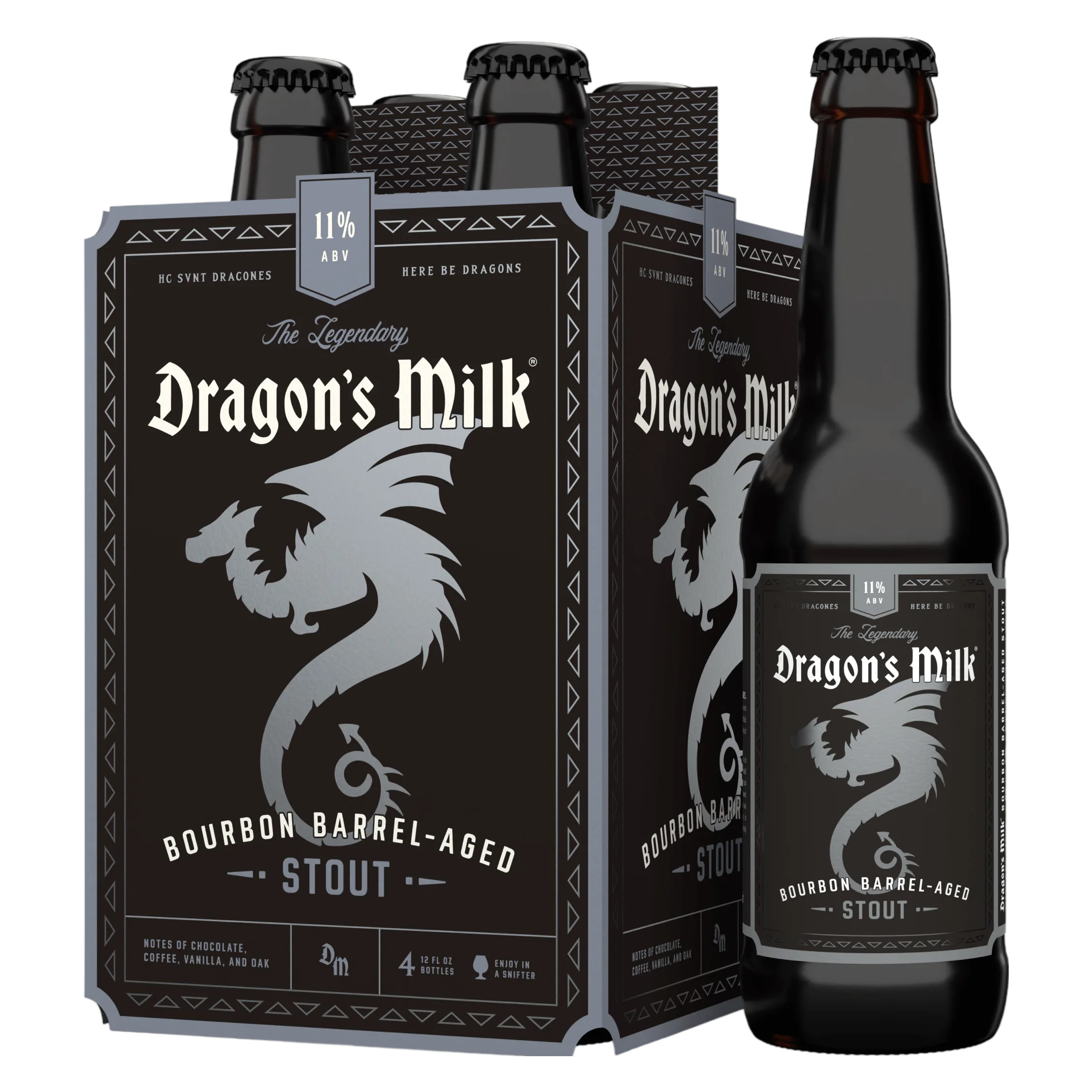 New Holland Dragon's Milk Bourbon Barrel Aged Stout 4pk Btl 11.0% ABV