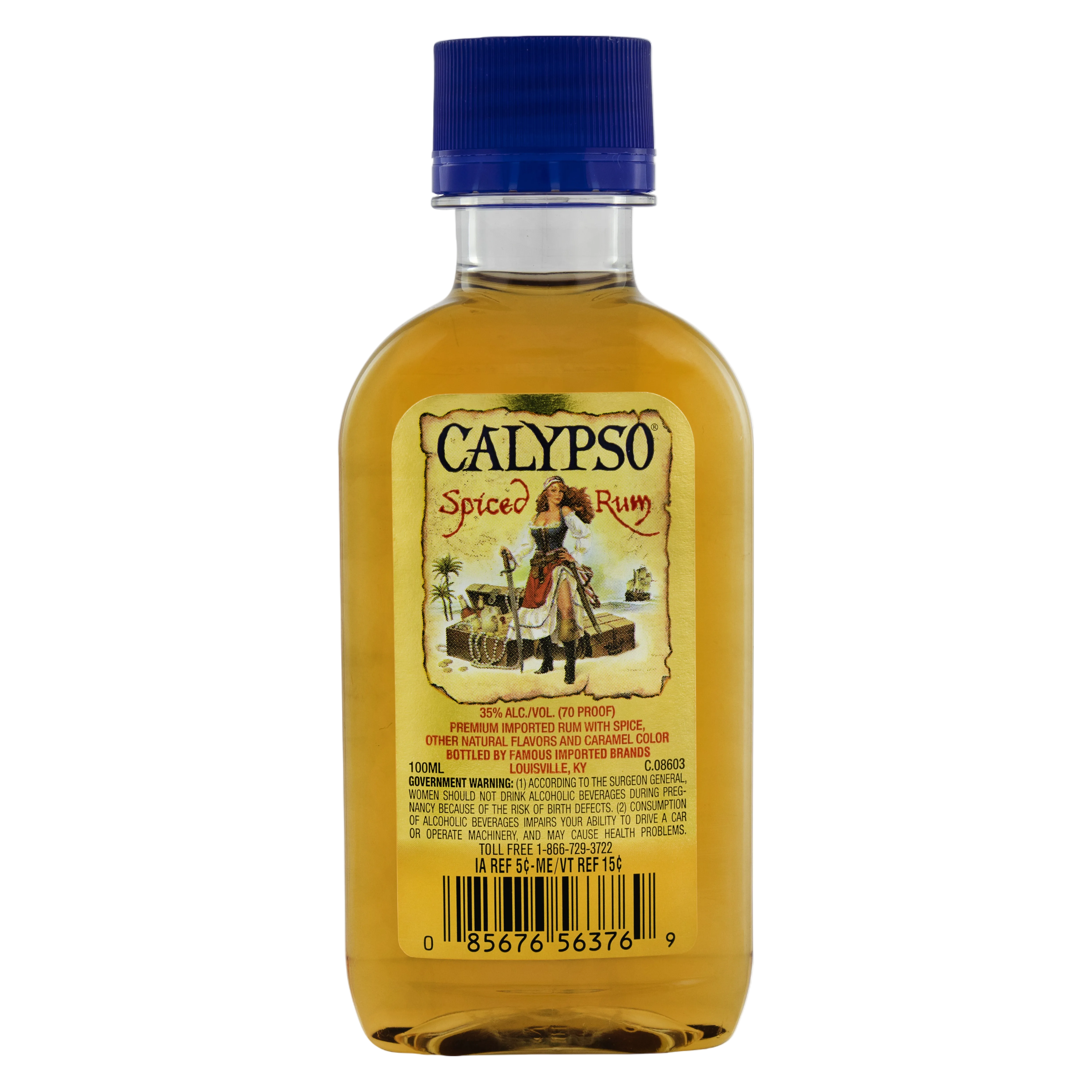 Calypso Spiced Rum 100ml 70 Proof
