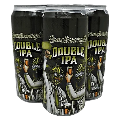 Evans Brewing Double IPA 4pk 16oz Can