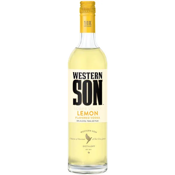 Western Son Lemon Vodka 750Ml