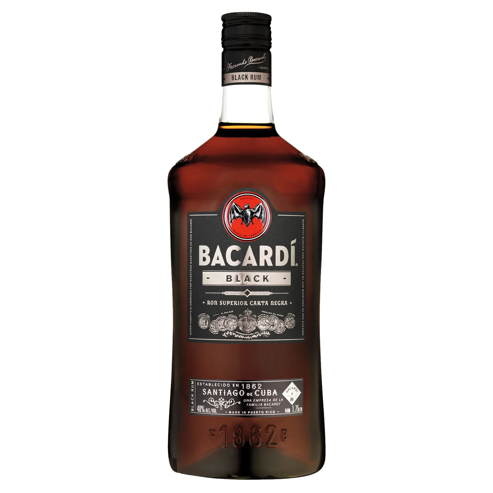 Bacardi Black Rum(80 Proof
