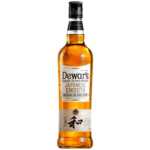 Dewars Japanese Smooth 8 Year Old Mizunara Finished Blended Scotch Whisky 750Ml