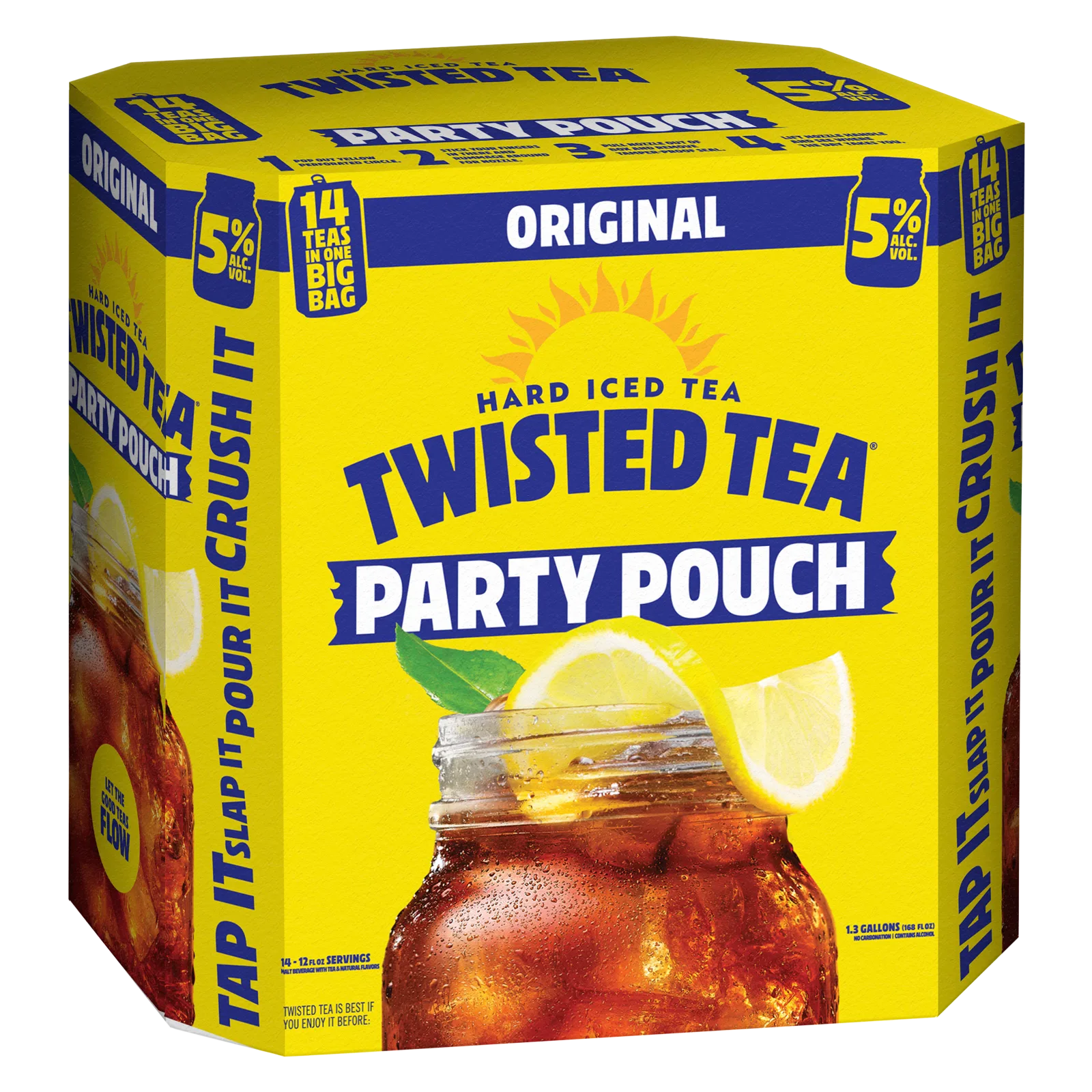 Twisted Tea Party Pouch 5L 5.0% ABV