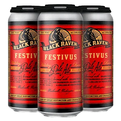 Black Raven Fesitvus Holiday Ale 4pk 16oz Can