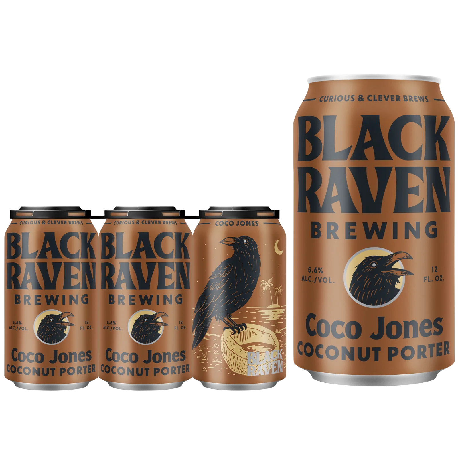 Black Raven Coco Jones Coconut Porter 6pk Can