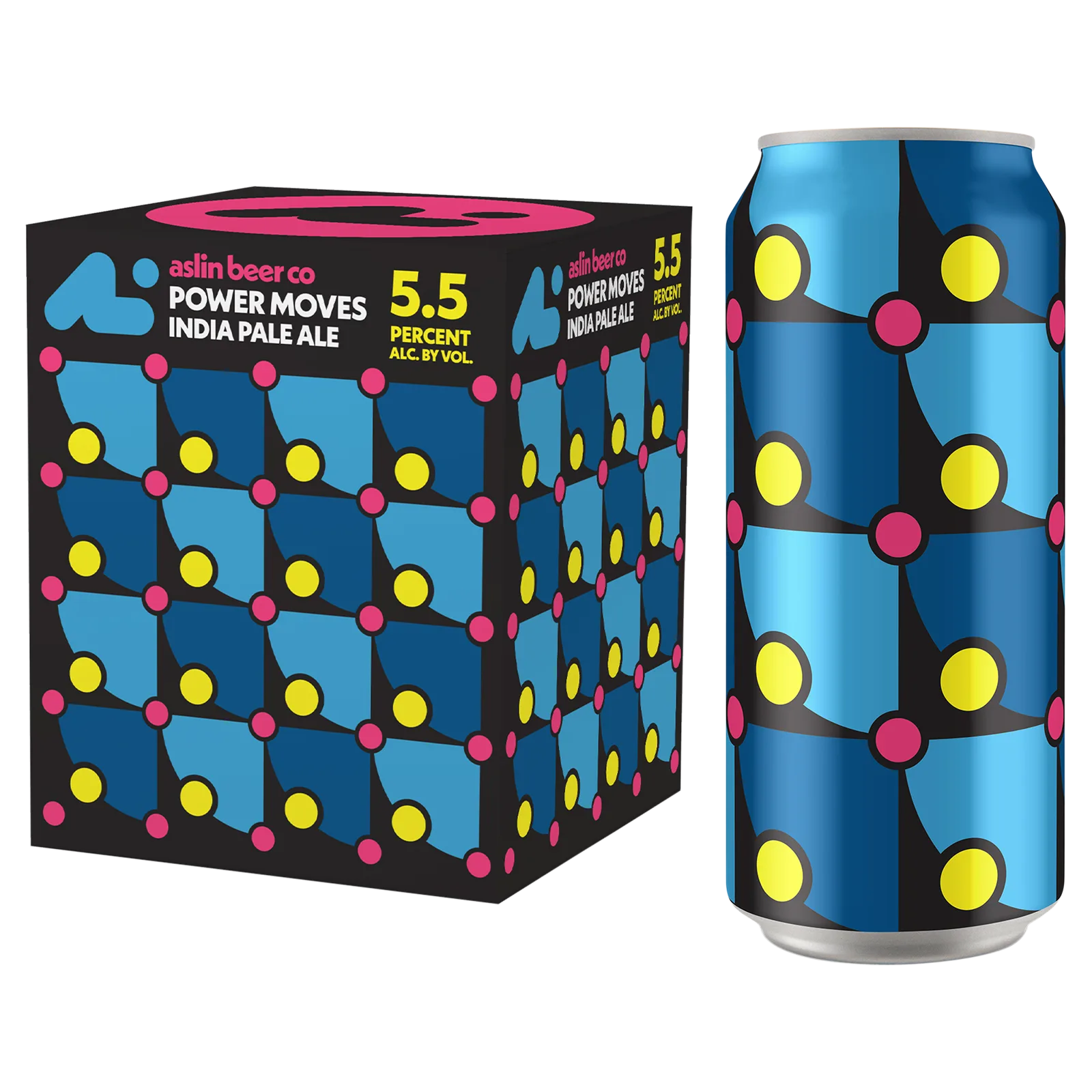 Aslin Power Moves NEIPA 4pk 16oz Can 5.0% ABV