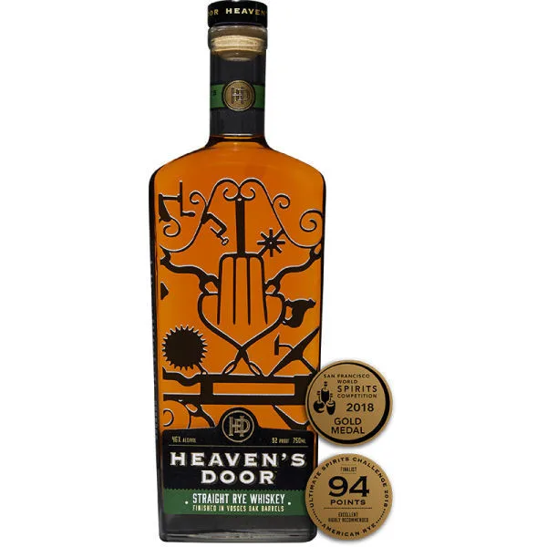 Heavens Door Refuge Sherry Cask Finished Straight Rye Whiskey 750Ml