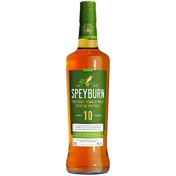 Speyburn 10 Year Old Speyside Single Malt Scotch 750Ml