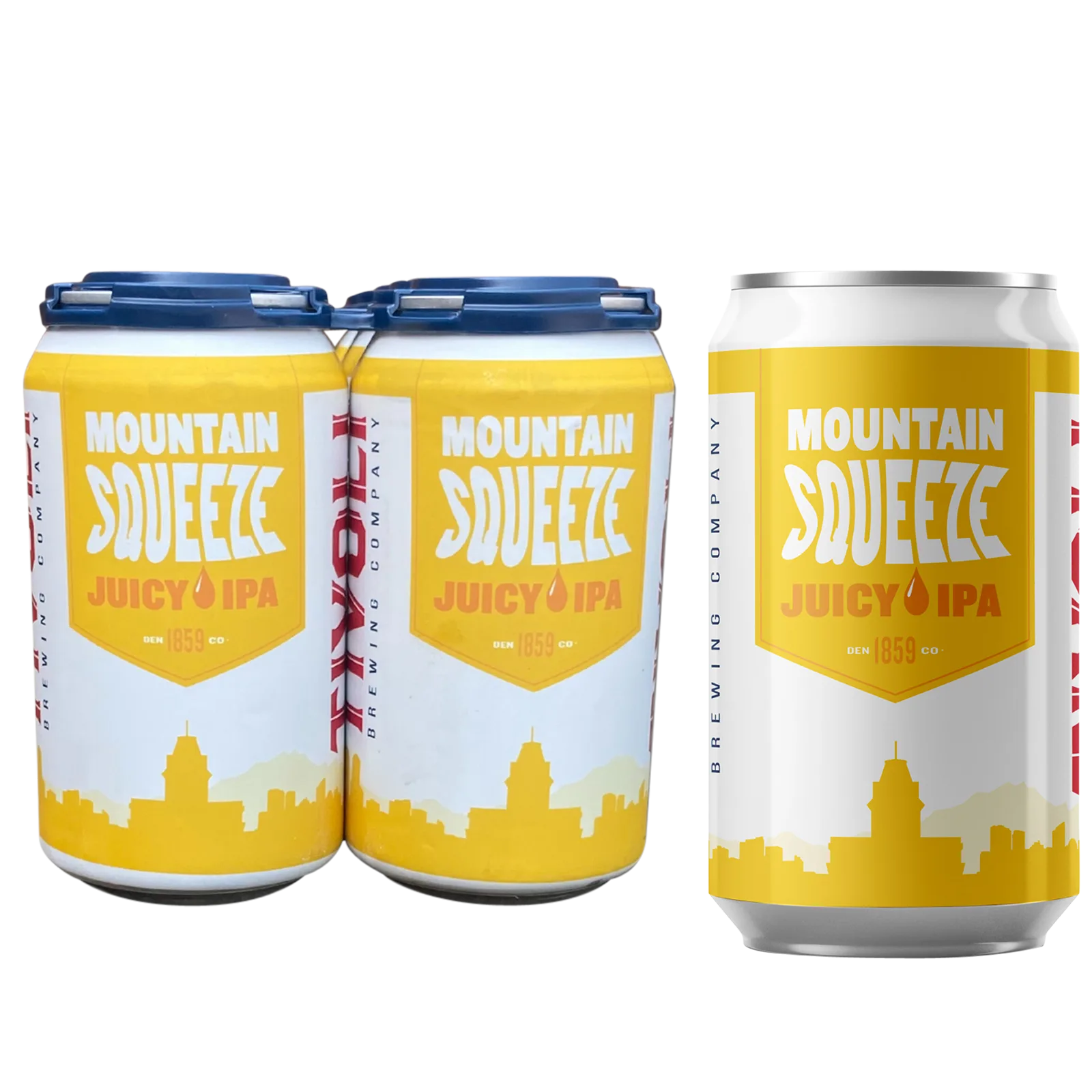 Tivoli Mountain Squeeze Juicy IPA 6pk Can 6.0% ABV