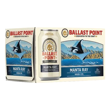 Ballast Point Manta Ray Double IPA (6PKC