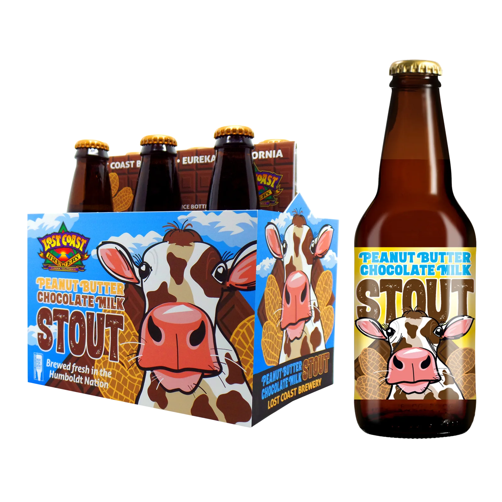 Lost Coast Brewing Peanut Butter Chocolate Milk Stout 6pk Btl
