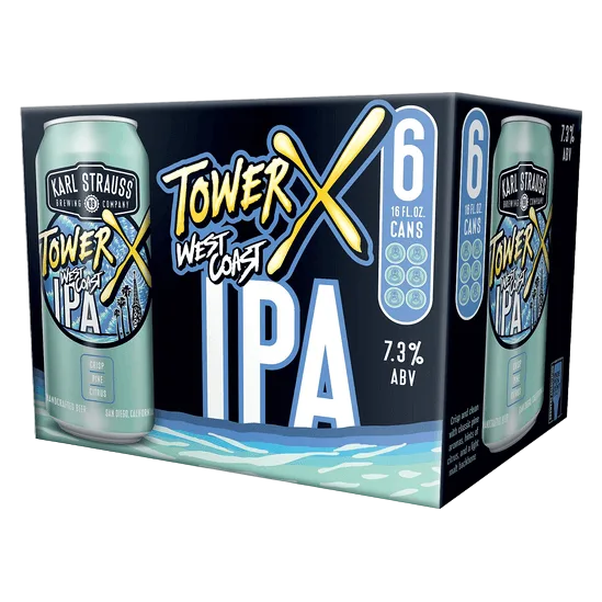 Karl Strauss Tower X West Coast IPA (6PKC 16 OZ) (6PKC