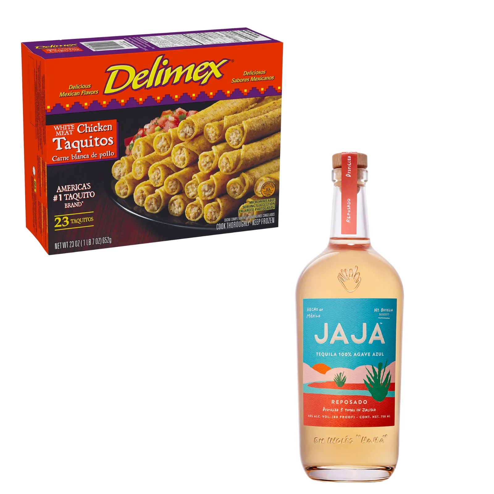 DELIMEX® Chicken x JAJA™ Tequila Reposado Bundle