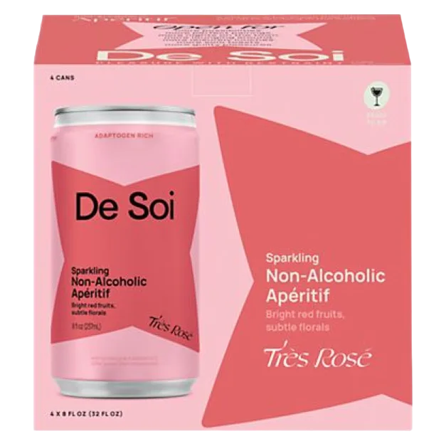 De Soi Tres Rose NA Can 4pk