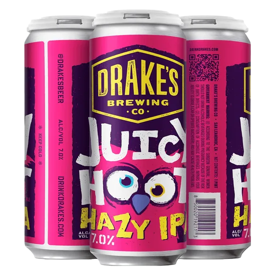 Drakes Juicy Hoot (4PKC 16 OZ) (4PKC