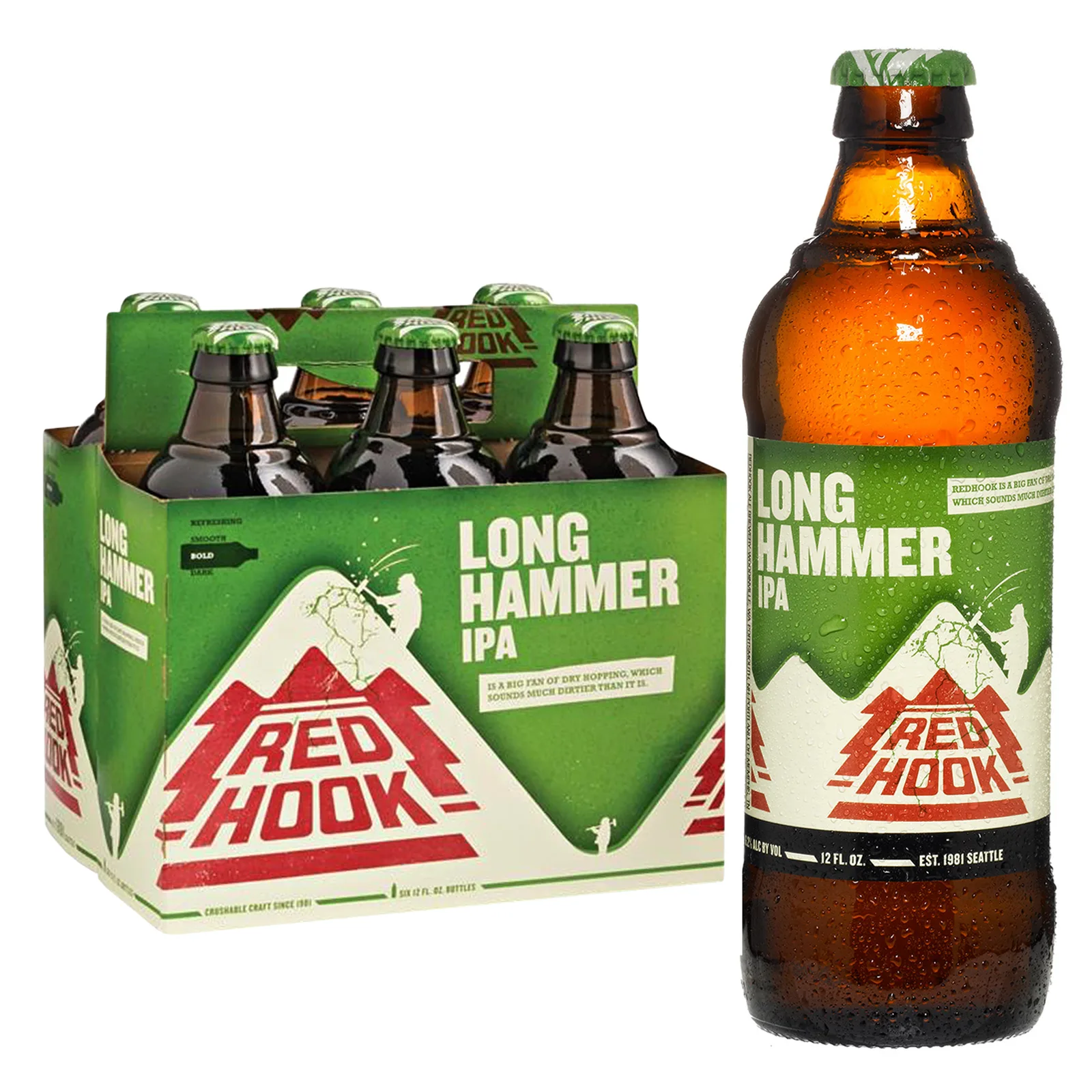 Do Not Use Red Hook Long Hammer IPA 6 Pack Bottles