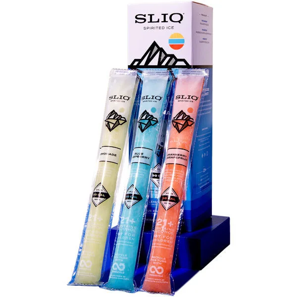 Sliq Spirited Ice Assorted Vodka Pops 9 Pack 100Ml
