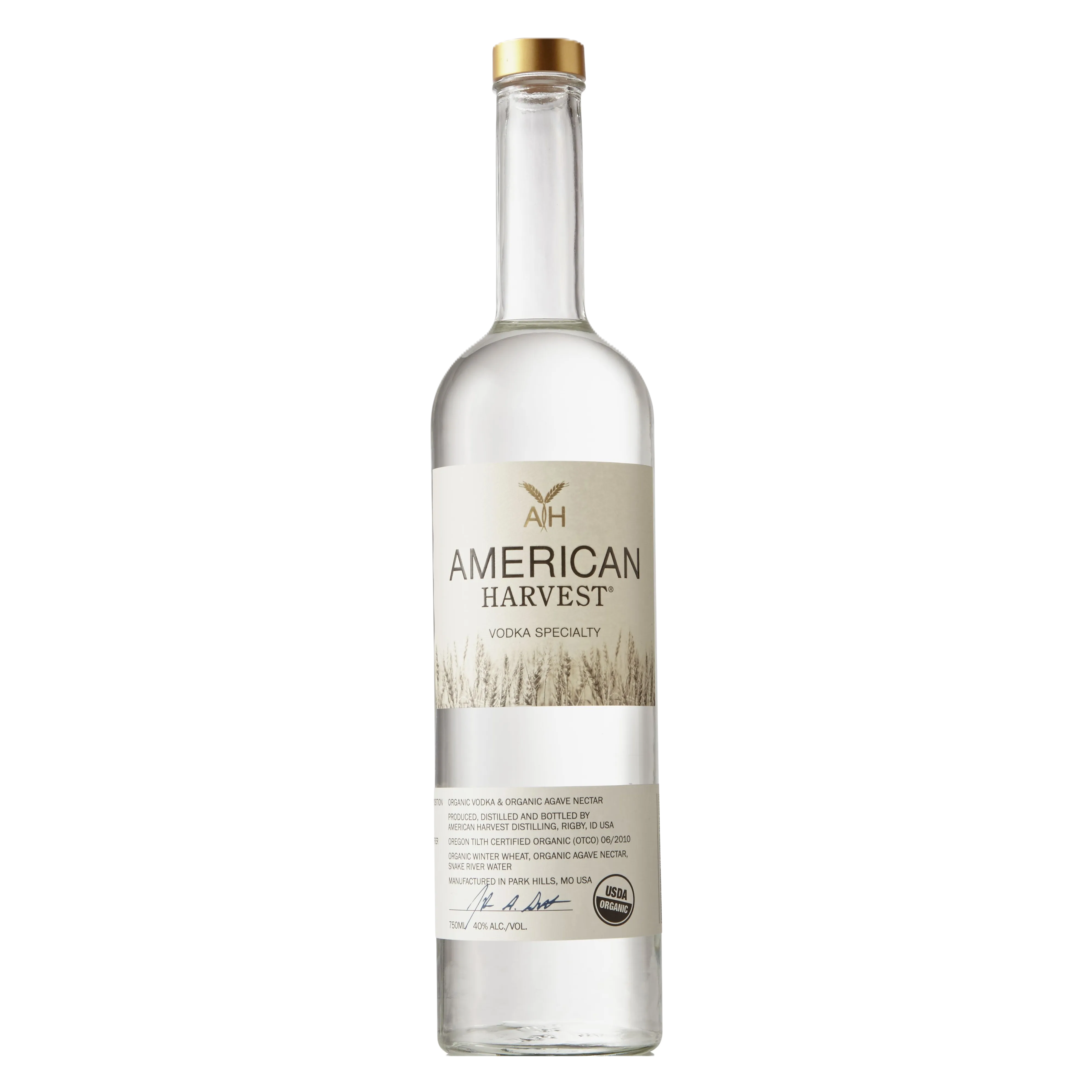 American Harvest Organic Vodka