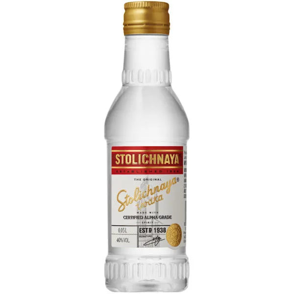 50Ml Mini Stolichnaya Premium Russian Vodka