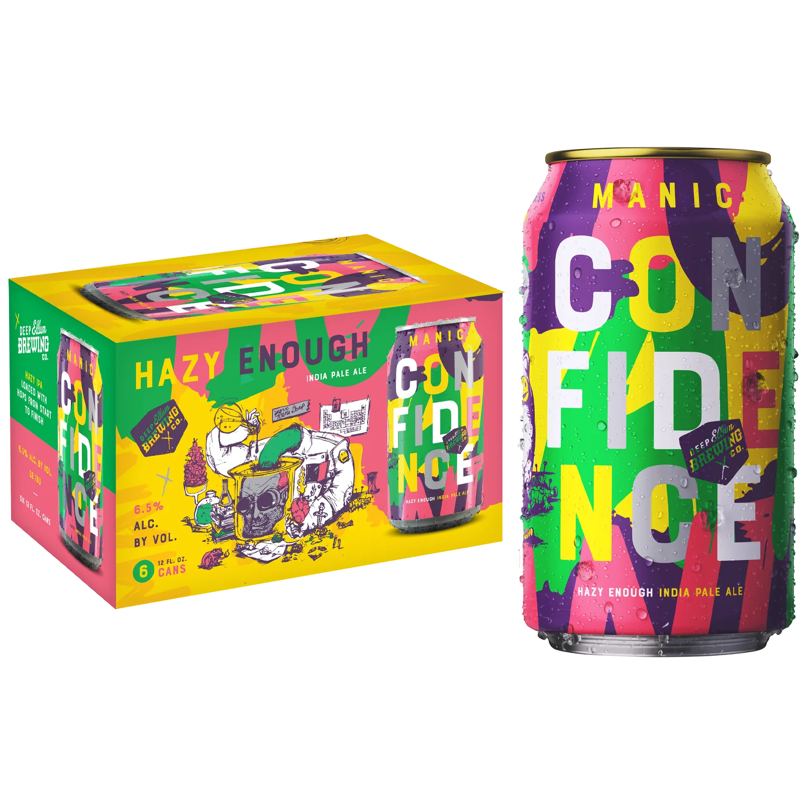 Deep Ellum Manic Confidence 6pk can 6.5% ABV