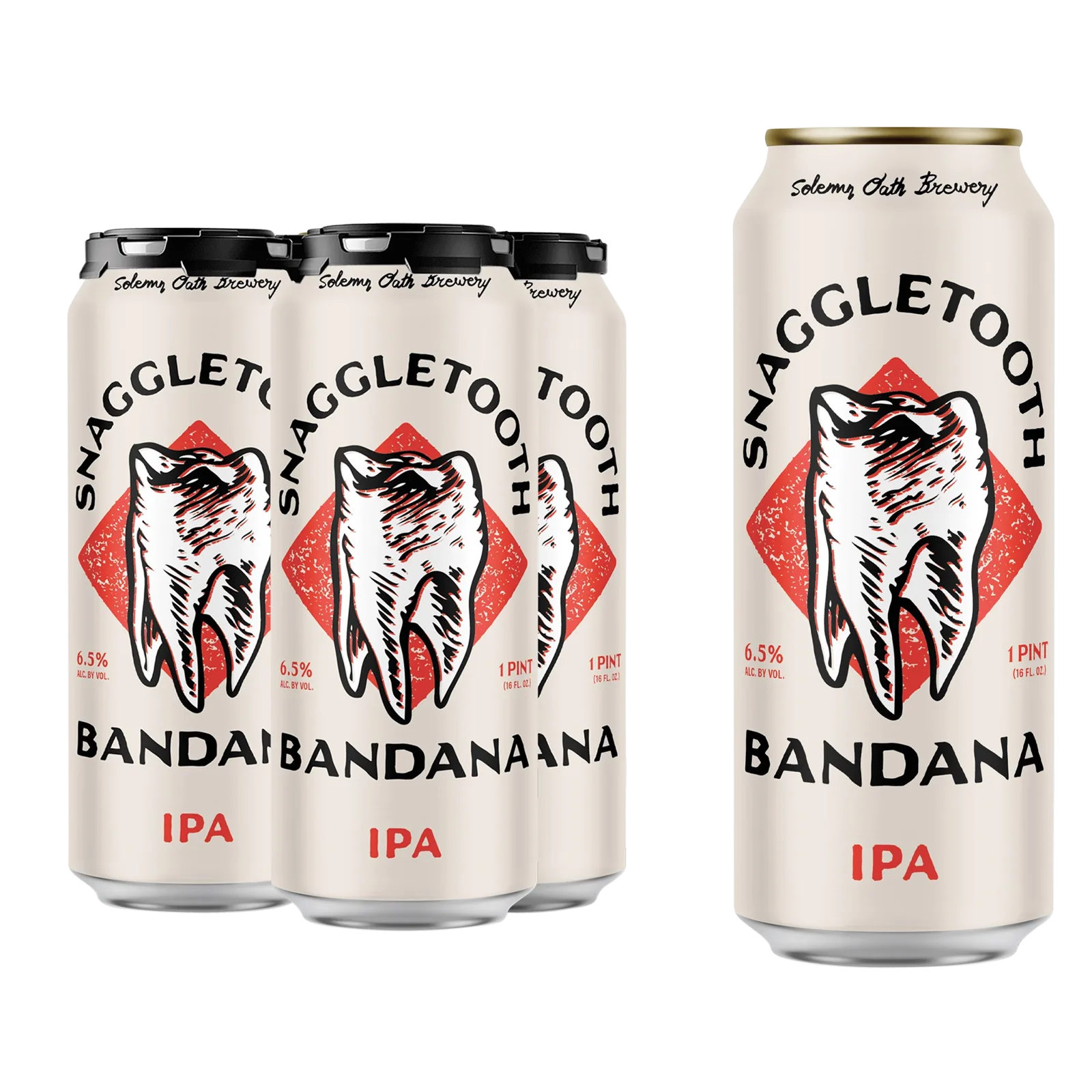 Bike Dog Brewing Rotating Hazy IPA - Fog City IPA 4pk