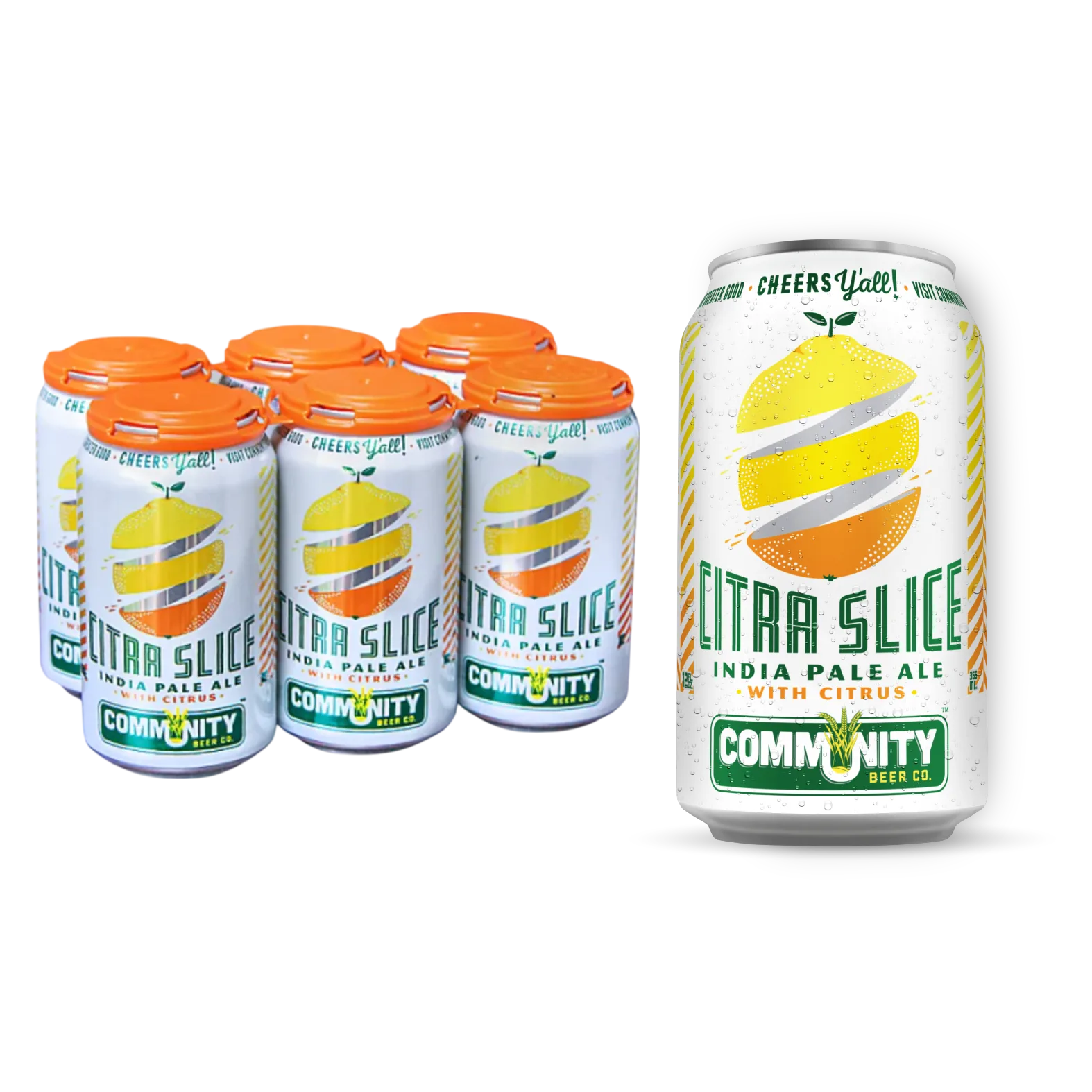 Community Citrus Slice IPA 6pk Can 7% ABV