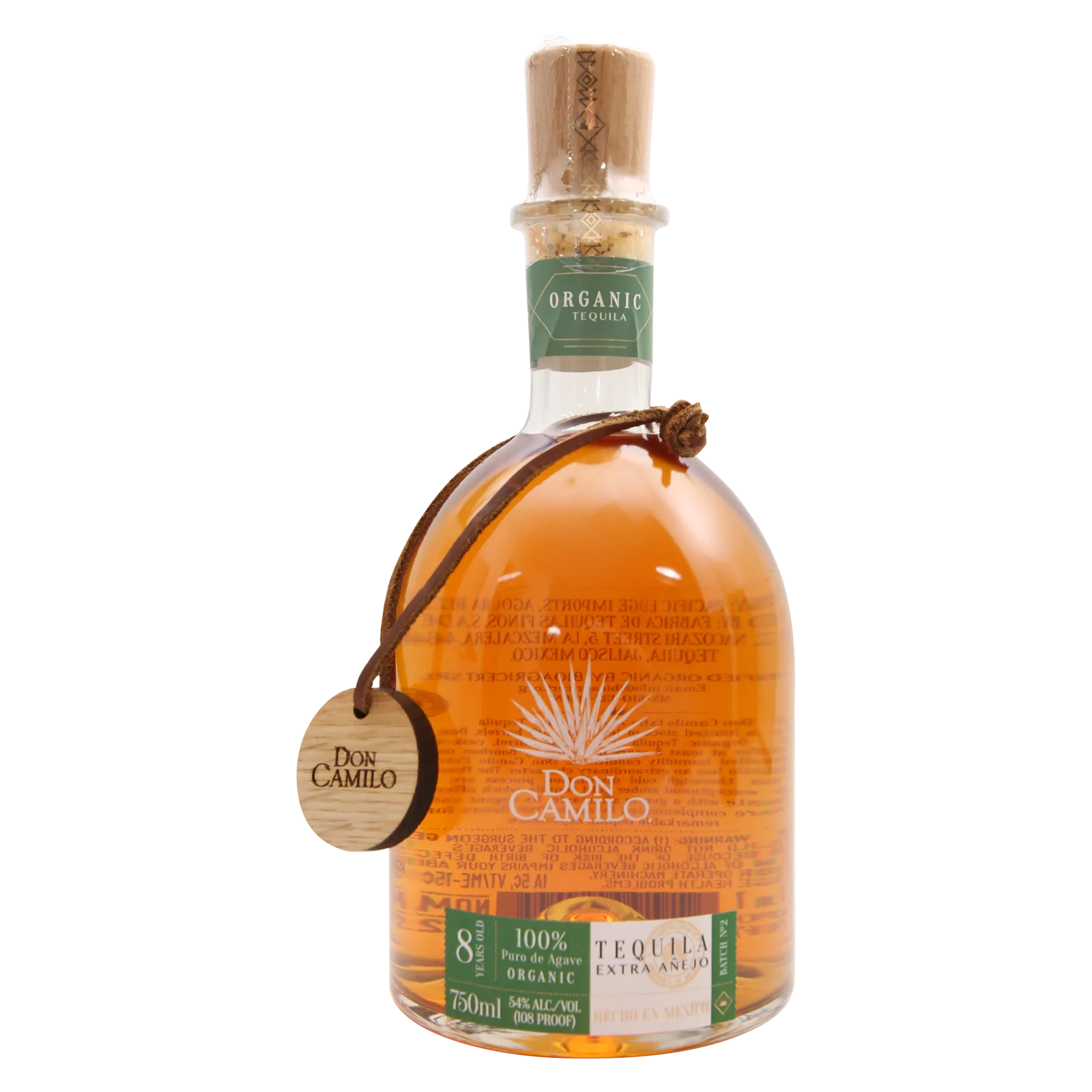 Don Camilo 8 Yr Extra Anejo Organic Tequila